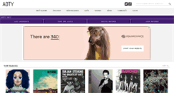 Desktop Screenshot of albumoftheyear.org
